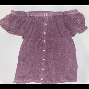 Off-the-Shoulder/ Short Sleeve